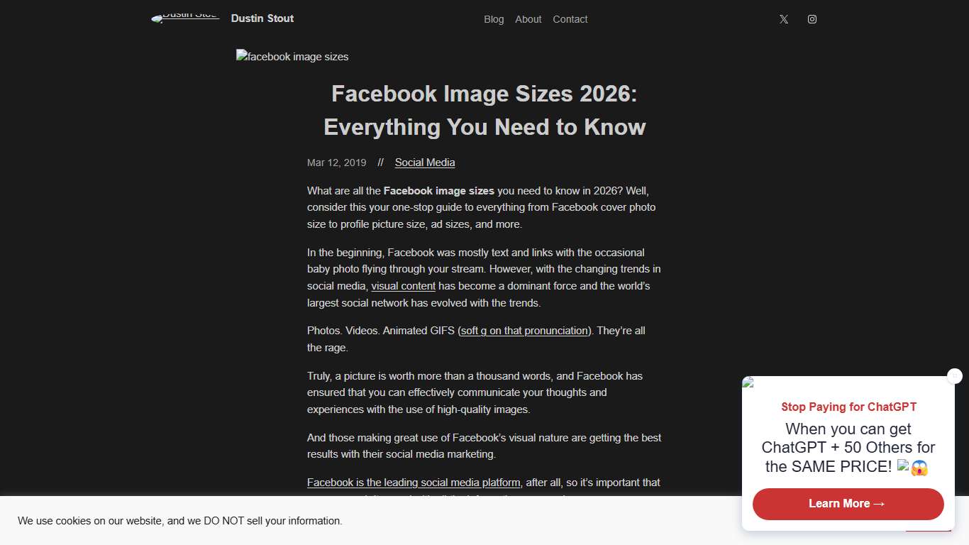 Facebook Image Sizes & Dimensions 2026: Everything You Need to Know